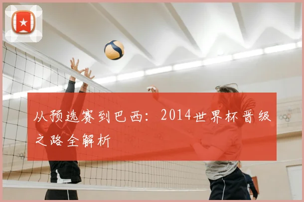 从预选赛到巴西：2014世界杯晋级之路全解析